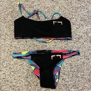 Pit Viper Colorful Reversible Bikini Set